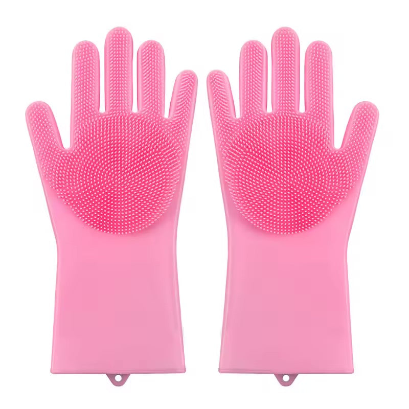 Pet Grooming & Bathing Silicone Glove for Dogs & Cats