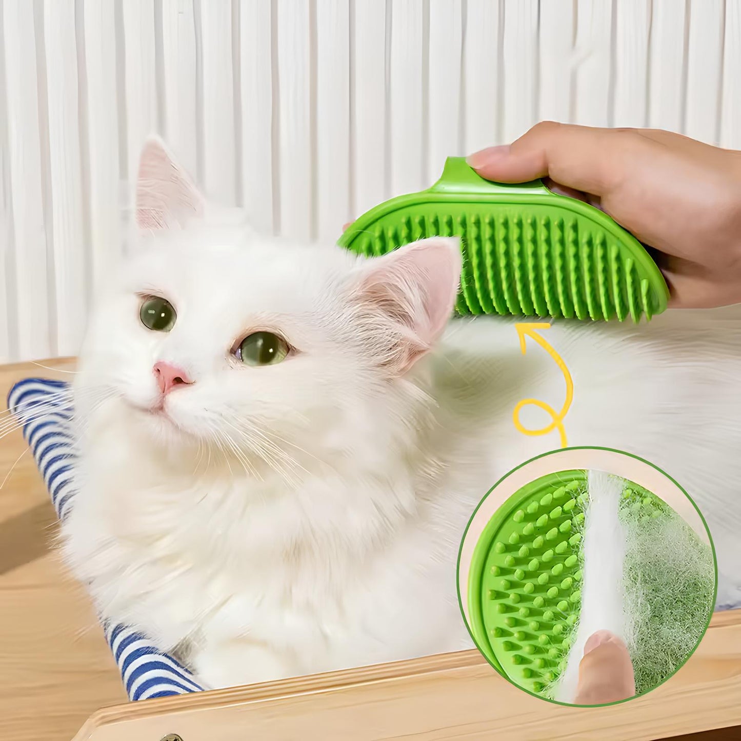 Soft Silicone Dog & Cat Brush – Bath & Grooming Massage Comb