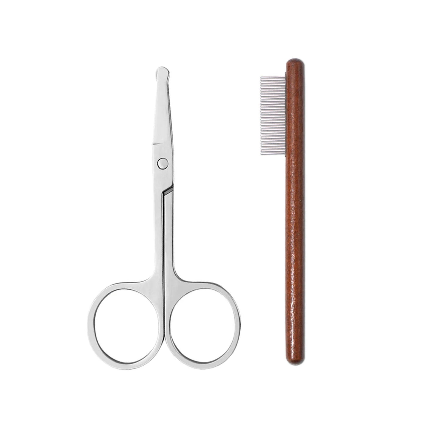 Pet Tear Stain Remover Comb & Scissors Set for Dogs & Cats