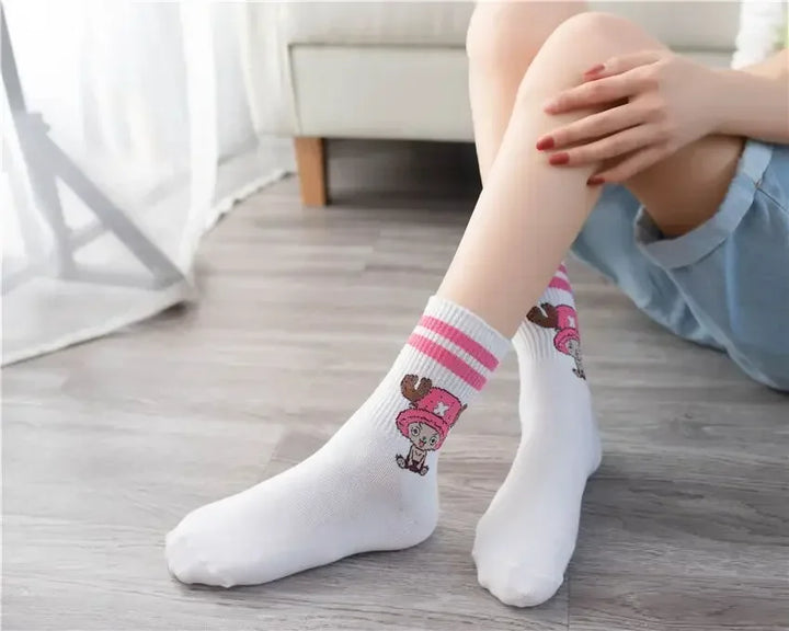 One Piece Chopper socks, soft cotton fabric