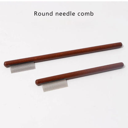 Pet Tear Stain Remover Comb & Scissors Set for Dogs & Cats