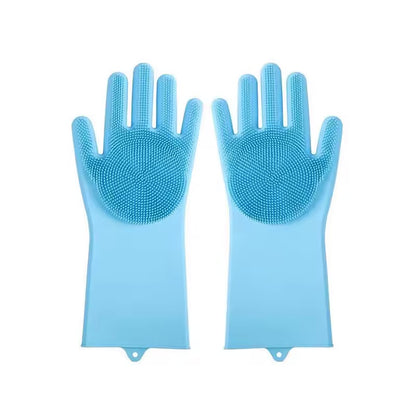 Pet Grooming & Bathing Silicone Glove for Dogs & Cats