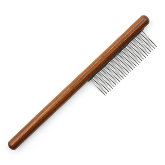 Pet Comb for Long-Haired Cats & Dogs – Detangling Brush
